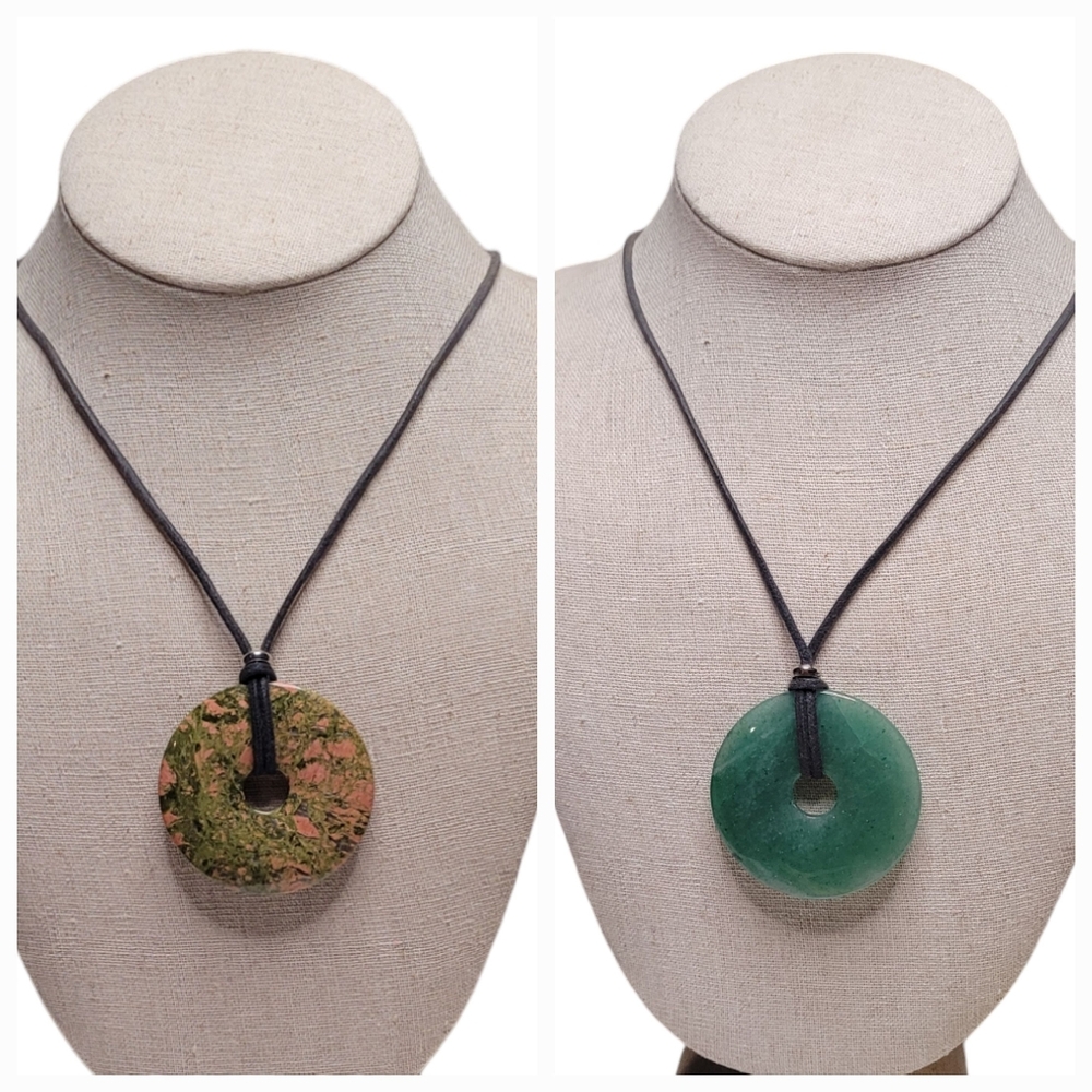 Unakite & Aventurine Necklaces